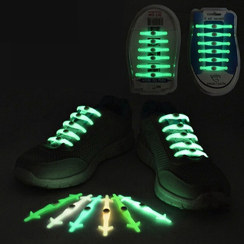 Fashion High Quality Luminous Silicone Shoe laces