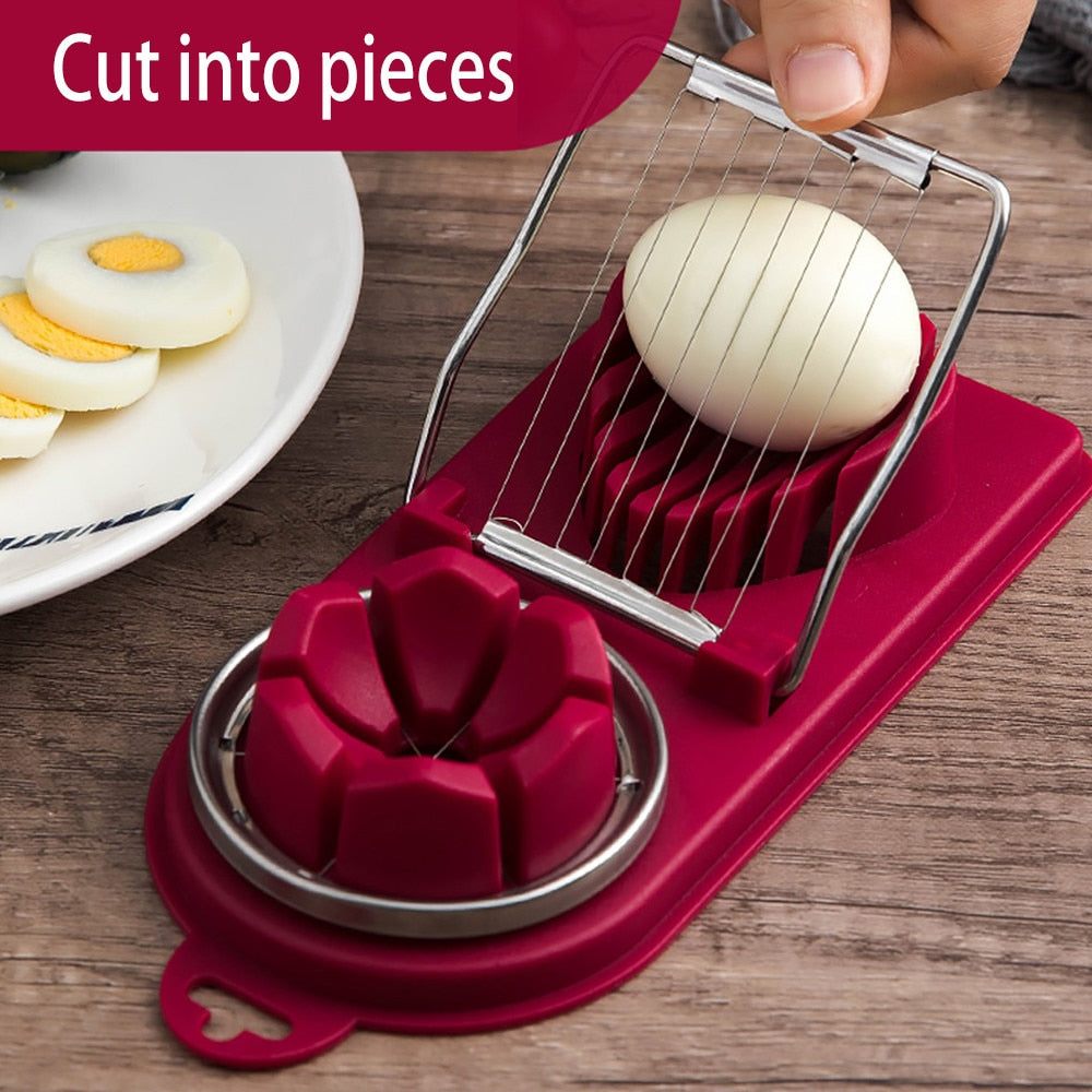 Multifunctional Egg Cutter Stainless Steel
